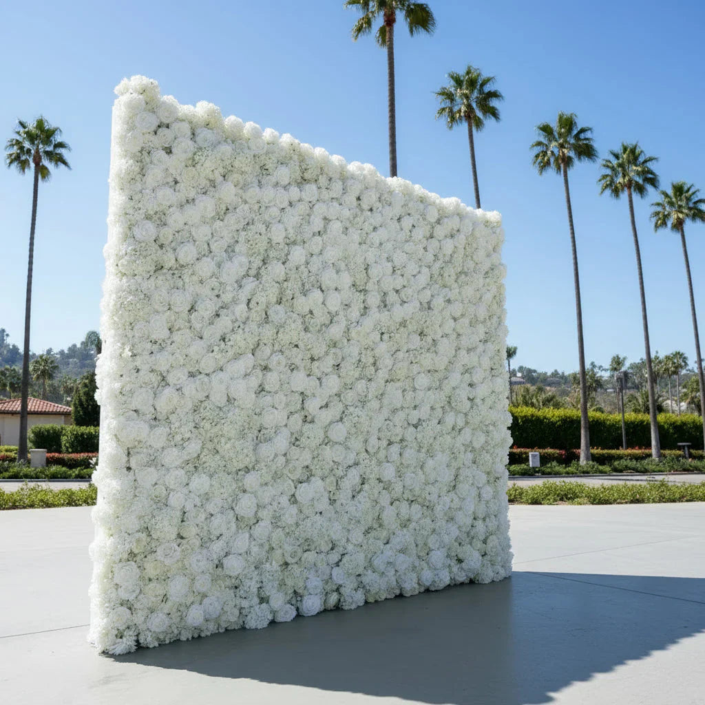 Classic White Rose Hydrangea Backdrop | 001