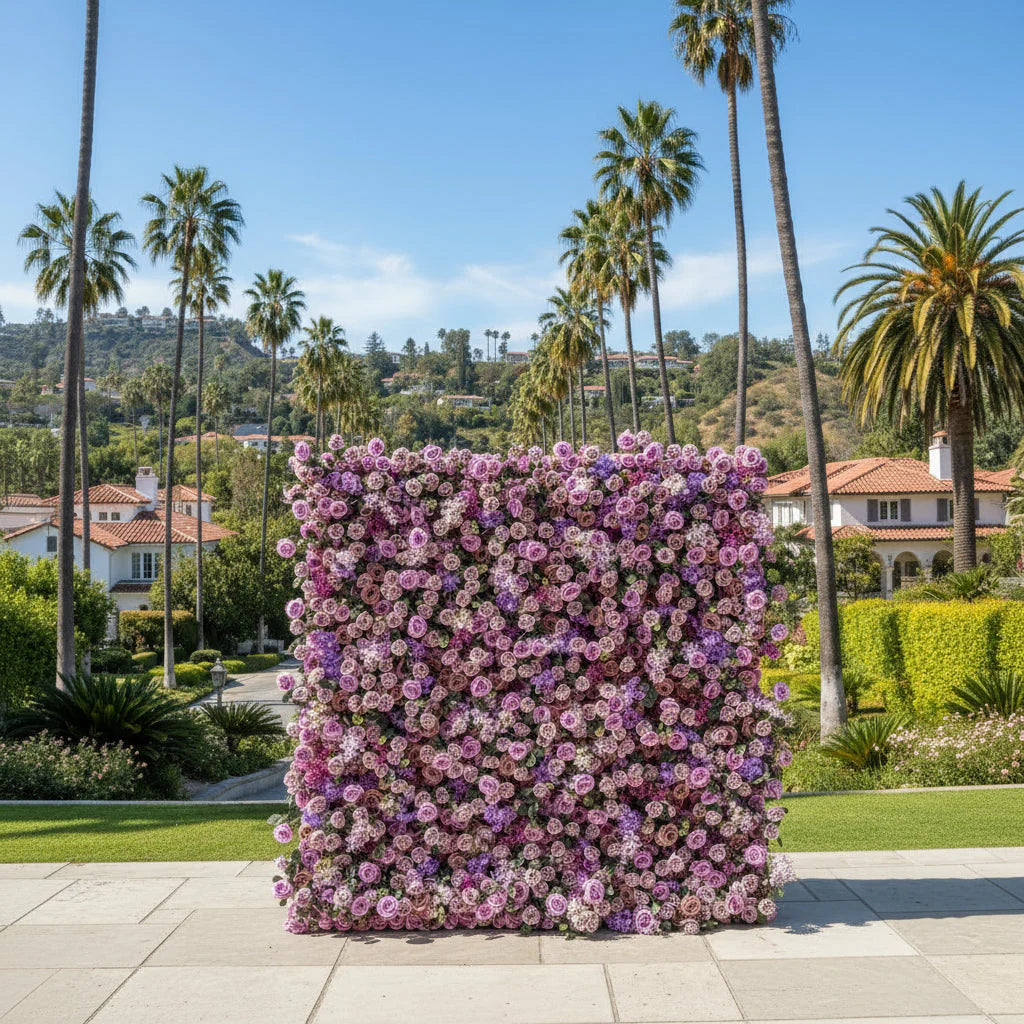 Purple Lavender Wild Rose Premium Flower Backdrops | 153