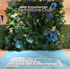 Blue Tropical Premium Greenery Backdrops | 526