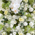 White Ivory Greenery Premium Flower Backdrops | 272