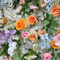 Pink, Purple, Orange and White Premium Flower Backdrops | 274