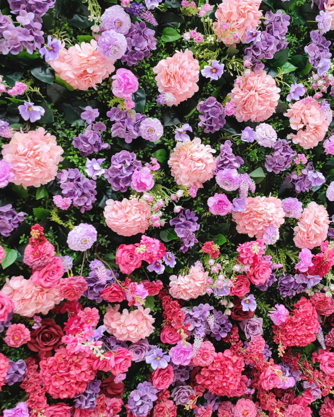 Purple & Pink Wild Hydrengea Premium Flower Backdrops | 223