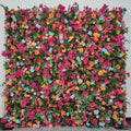 Dripping Pink, Blue and Orange Premium Flower Backdrops | 182