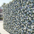Purple, White and Blue Greenery Premium Flower Backdrops | 196