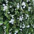 Wild White Rose Greenery Premium Flower Backdrops | 151