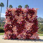 Fuscia Pink and Red Premium Flower Backdrops | 230