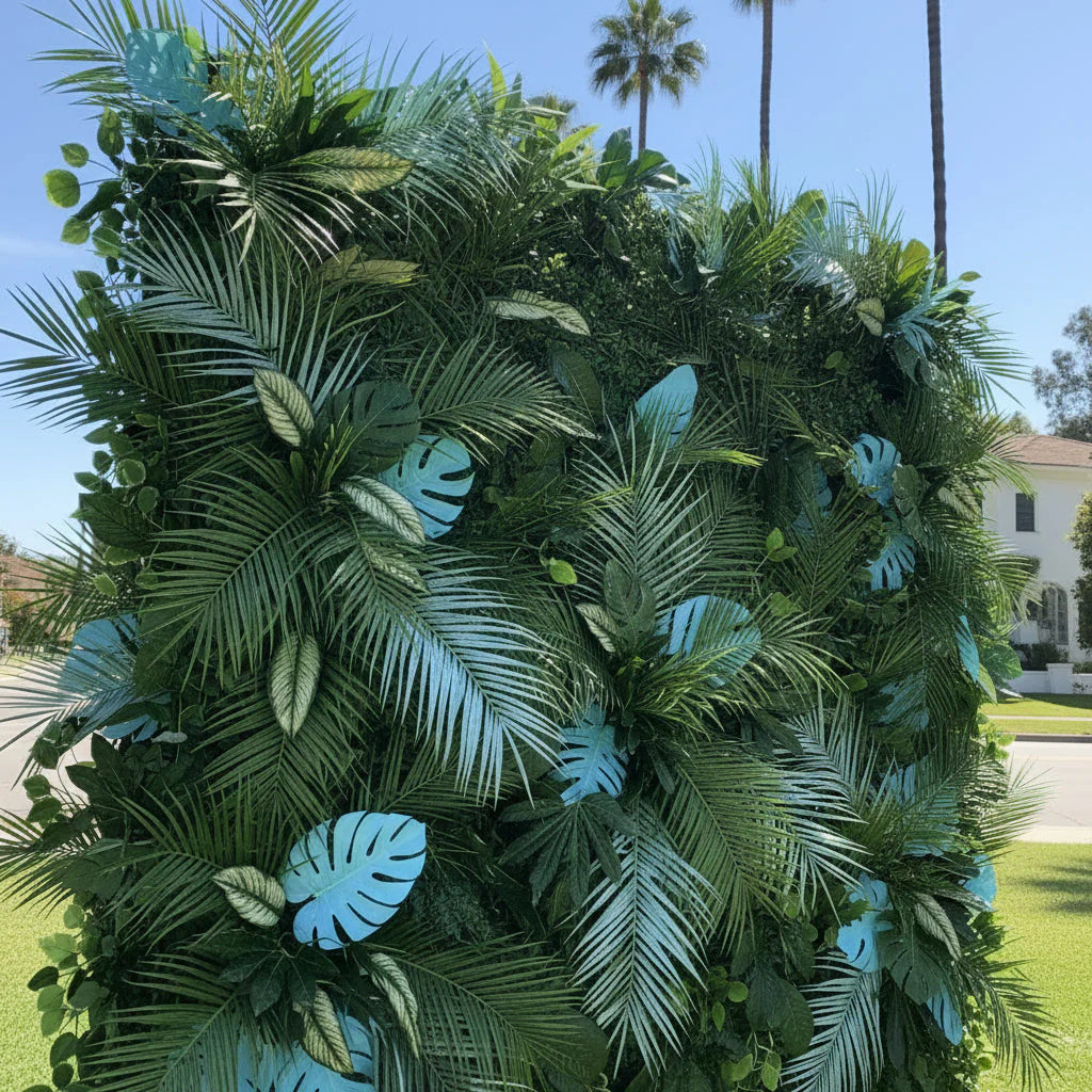 Blue Tropical Premium Greenery Backdrops | 526