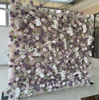 Babys Breath White. Purple Lavender Rose Flower Backdrops | 255