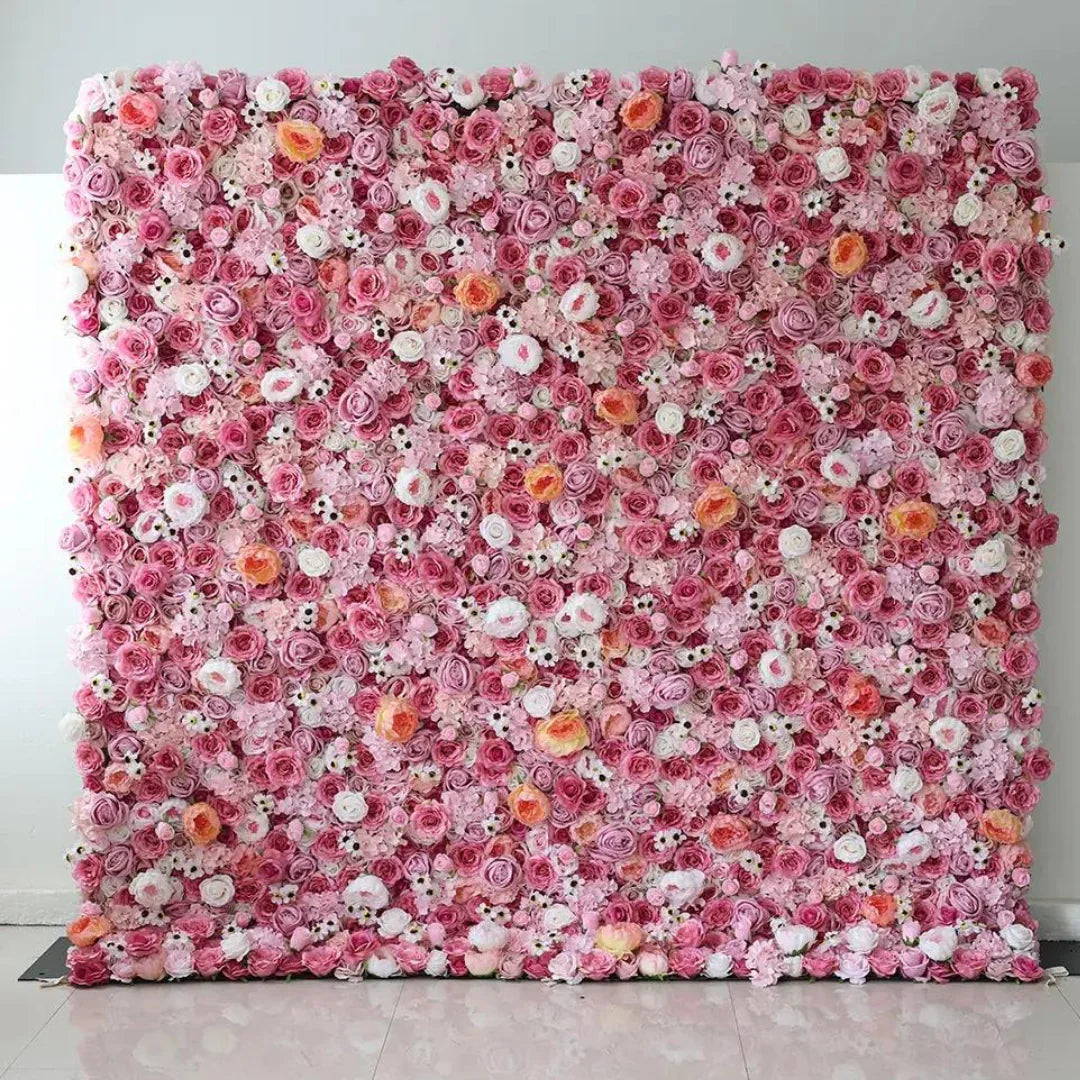 Classic Pink, Orange, Ivory Daisy Premium Flower Backdrops | 216