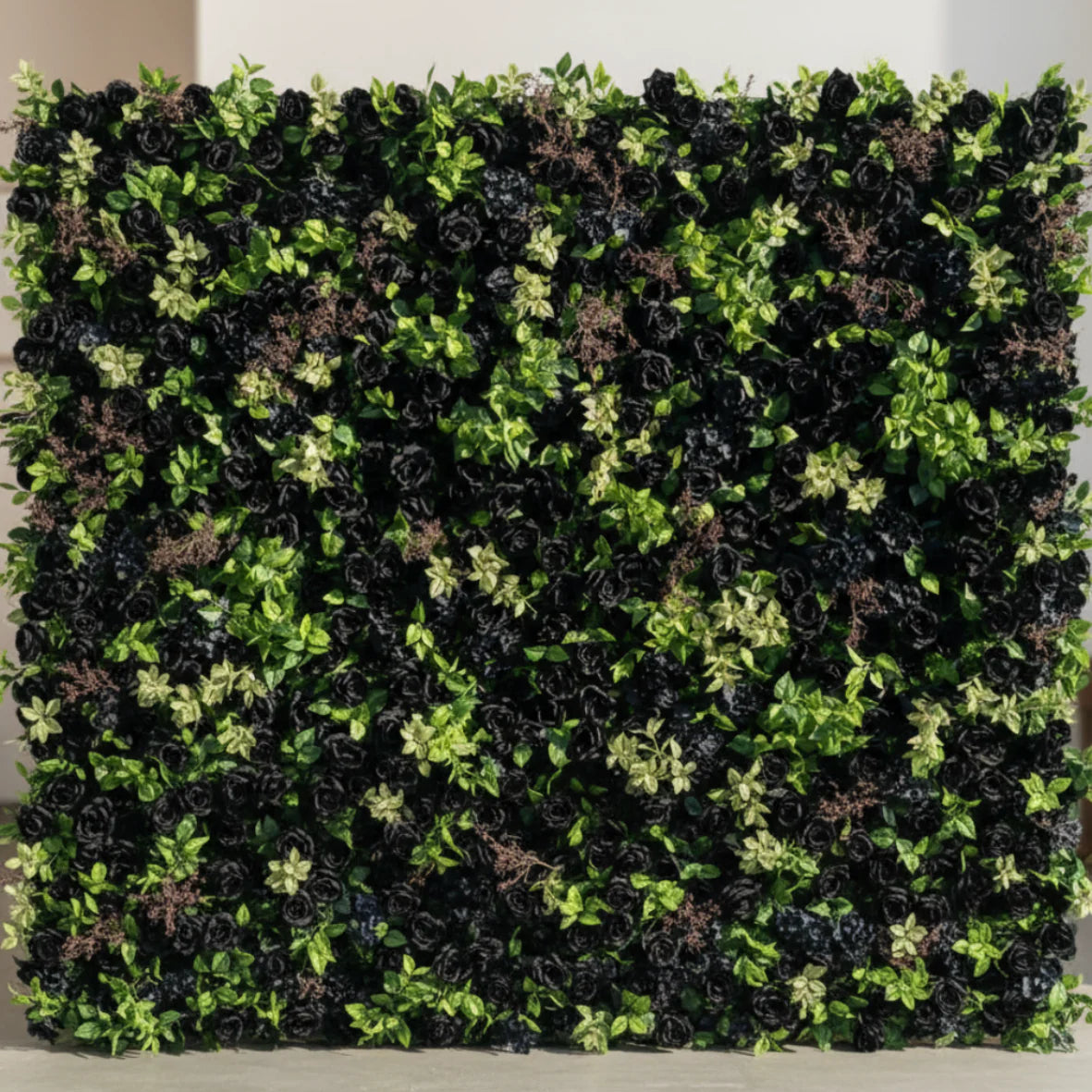Black Greenery Premium Flower Backdrops | 536
