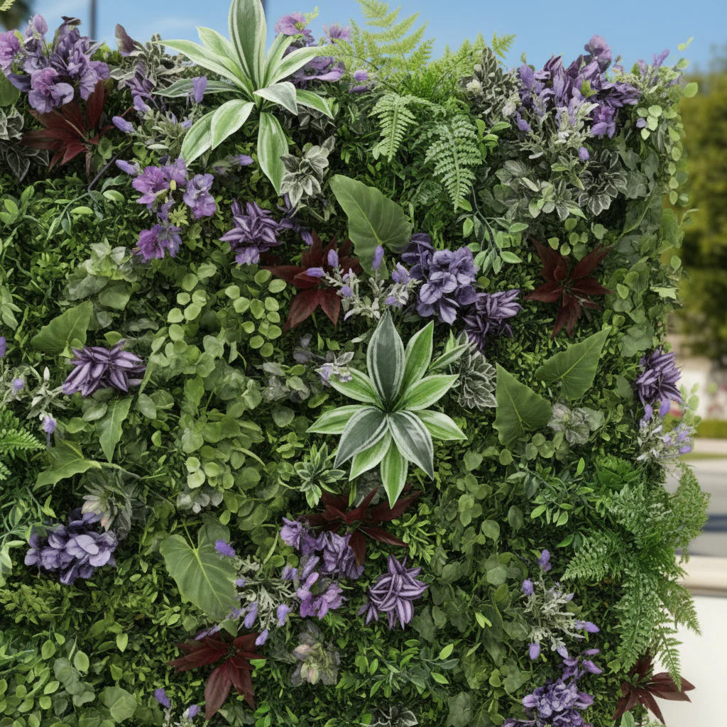 Tropical Lavender Greenery Floral Backdrops | 169
