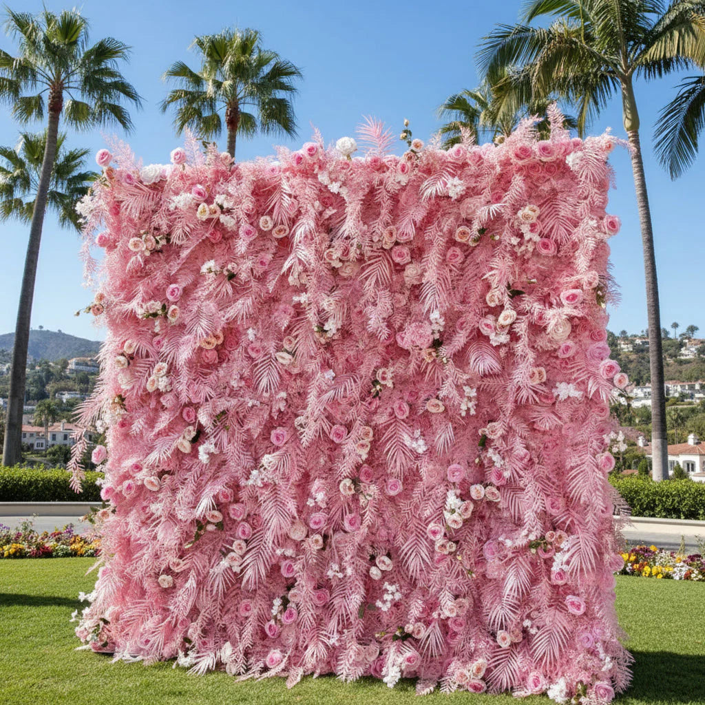 Into The Meadow Rose Light Pink Flower Backdrops | 236