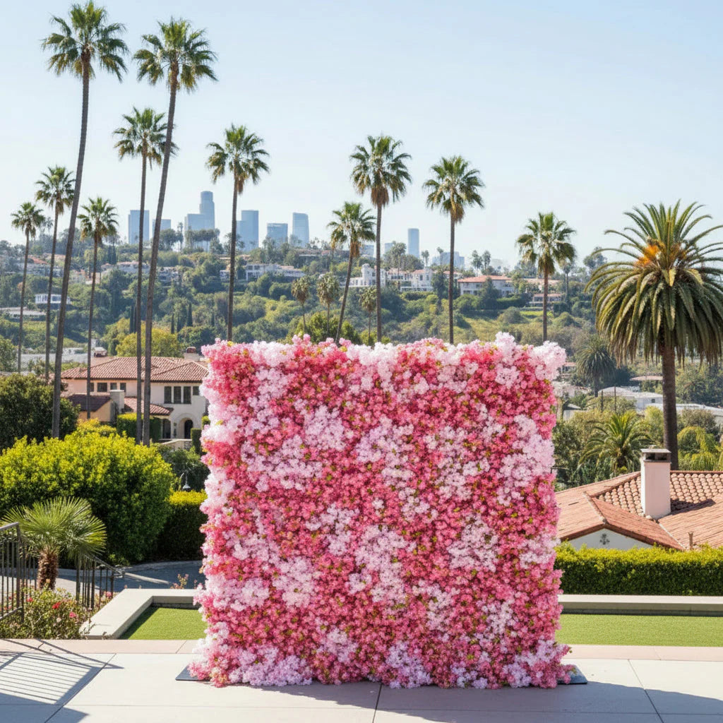 Pink Cherry Blossom Flower Backdrops | 085