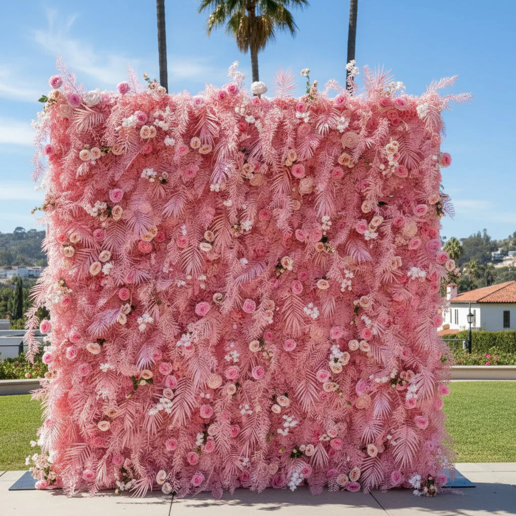 Into The Meadow Rose Light Pink Flower Backdrops | 236