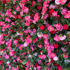 Pink & Greenery Flurry Premium Flower Backdrops | 116