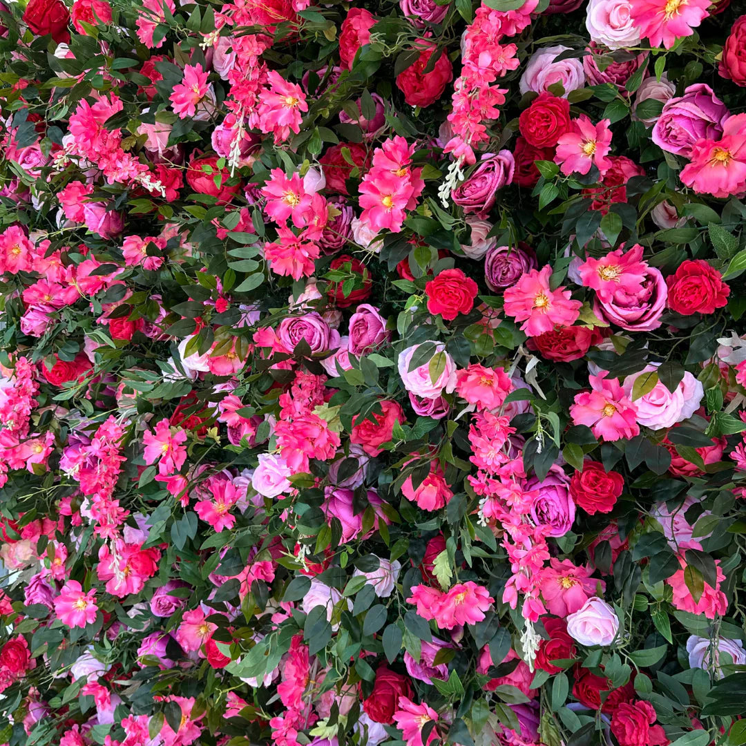 Pink & Greenery Flurry Premium Flower Backdrops | 116