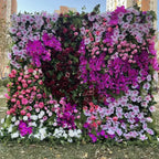 Dripping Fuscia, White and Pink Premium Flower Backdrops | 038