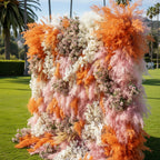 Into the Meadow Premium Orange & Pink Flower Backdrops | 115