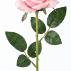Real Touch Artificial Rose Stem – Light Pink