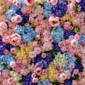 Blue, Purple, Pink and Yellow Premium Flower Backdrops | 245
