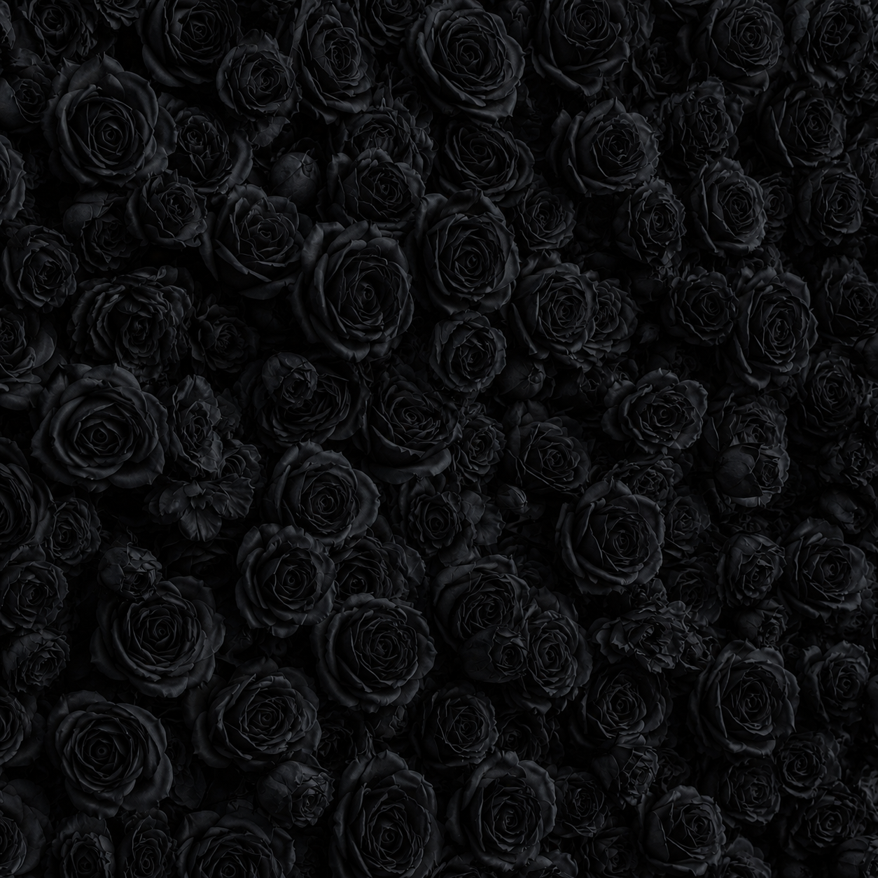 Deluxe Black Rose Backdrop | 035