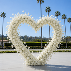 Classic White Rose Hydrangea Backdrop | 001