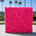 Classic Hot Pink Rose Hydrangea Backdrop | 003