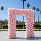 Classic Pink Rose Hydrangea Backdrop | 002
