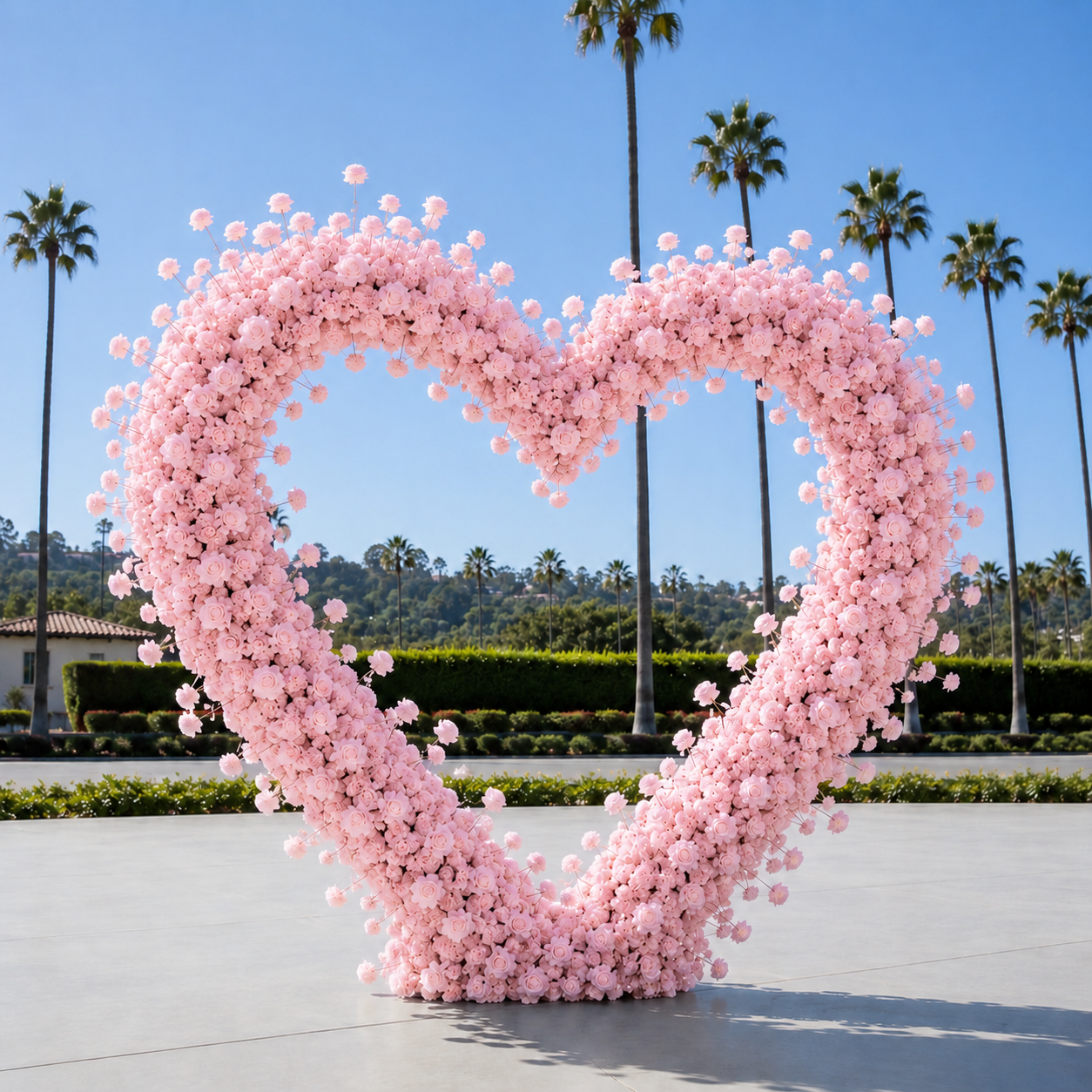Classic Pink Rose Hydrangea Backdrop | 002