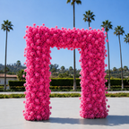 Classic Hot Pink Rose Hydrangea Backdrop | 003