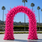 Classic Hot Pink Rose Hydrangea Backdrop | 003