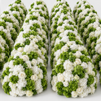 Wild White Rose & Greenery Flower Backdrops | 661