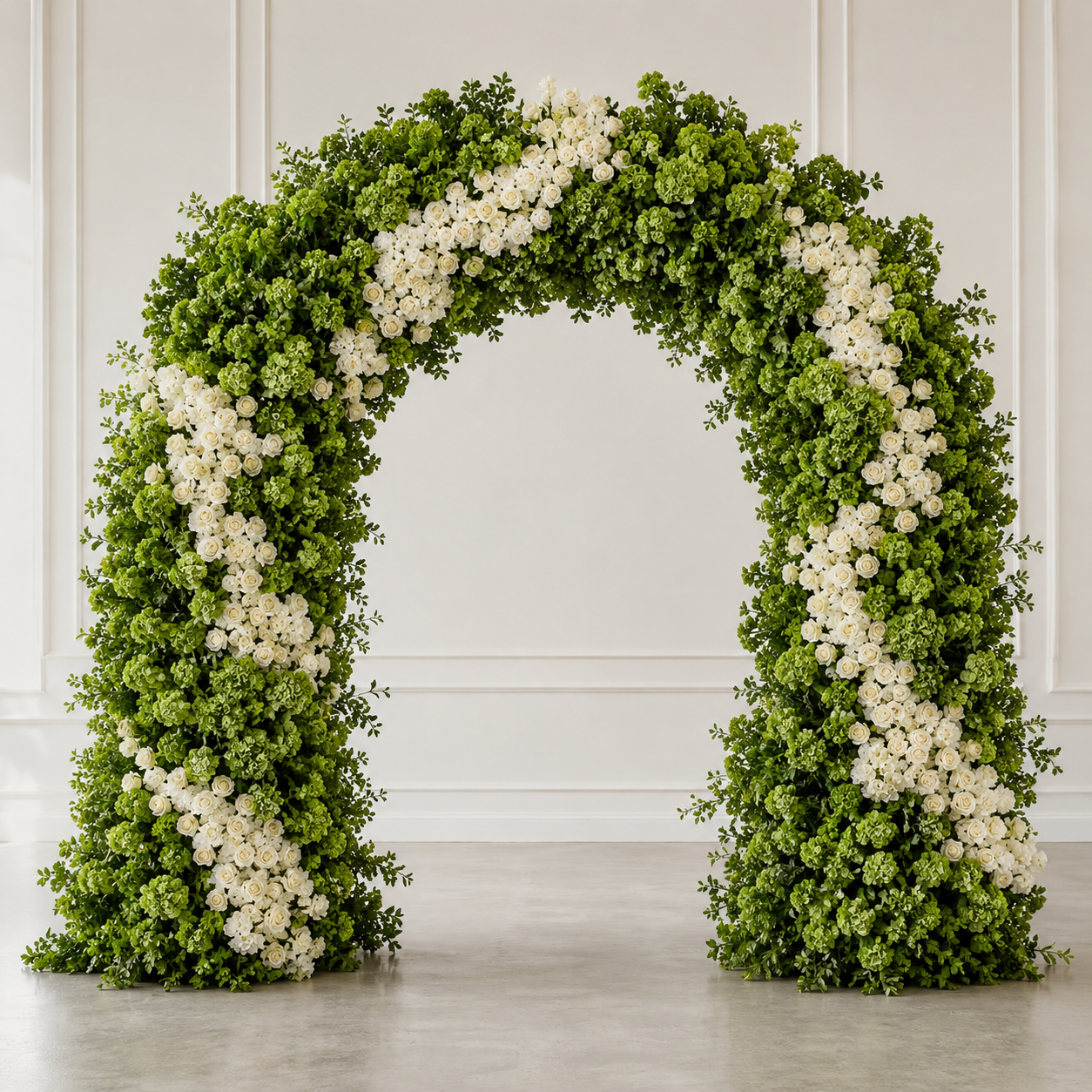 Wild White Rose & Greenery Flower Backdrops | 661