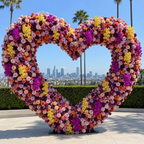 Dripping Purple & Yellow Rose Premium Flower Backdrops | 124