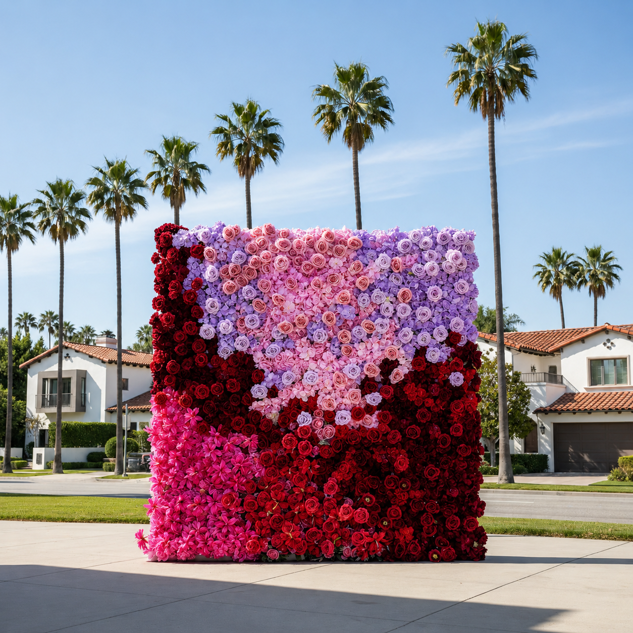 Pink, Purple and Red Premium Rose Backdrops | 326