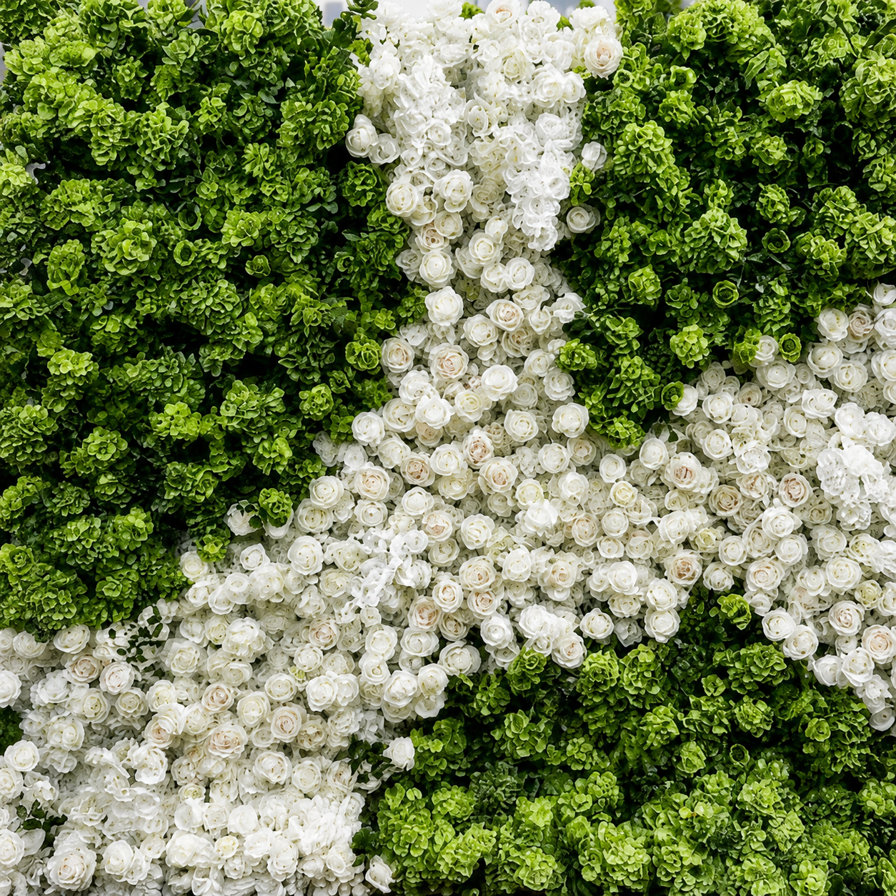 Wild White Rose & Greenery Flower Backdrops | 661