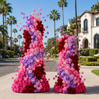Pink, Purple and Red Premium Rose Backdrops | 326
