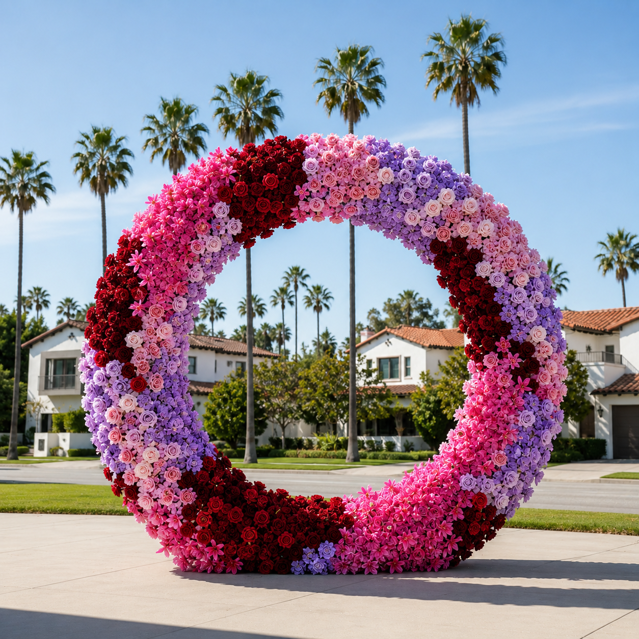 Pink, Purple and Red Premium Rose Backdrops | 326