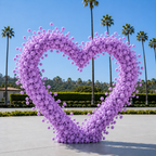 Classic Light Purple Rose Hydrangea Backdrop | 009
