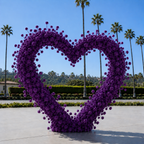 Classic Dark Purple Rose Hydrangea Backdrop | 011