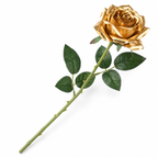 Premium Gold Artificial Rose Stem