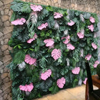 Beverly Hills Pink Tropical Premium Floral Greenery Backdrops | 512