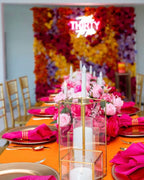 Orange, Purple, Pink and Yellow Premium Flower Backdrops | 032
