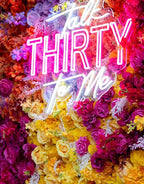 Orange, Purple, Pink and Yellow Premium Flower Backdrops | 032
