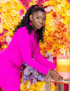 Orange, Purple, Pink and Yellow Premium Flower Backdrops | 032