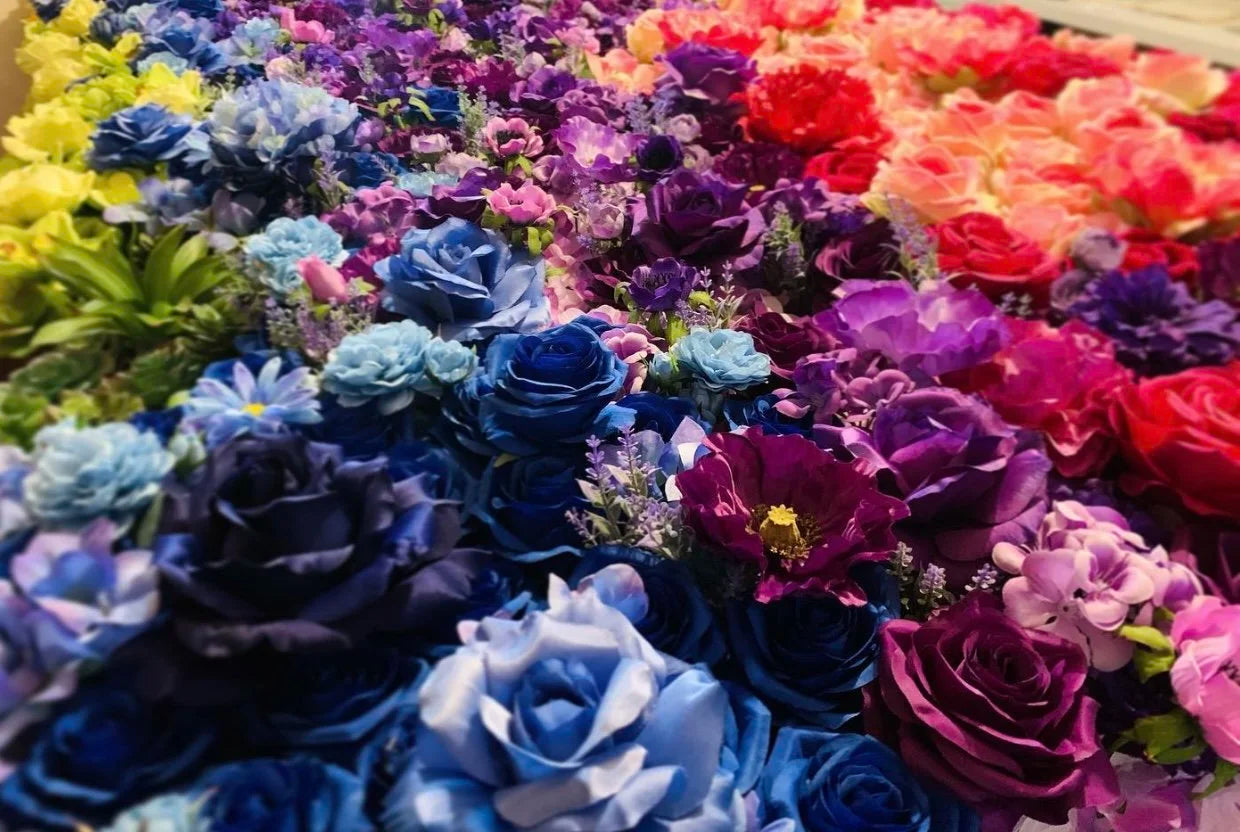 Rainbow Rose Premium Flower Backdrops | 100