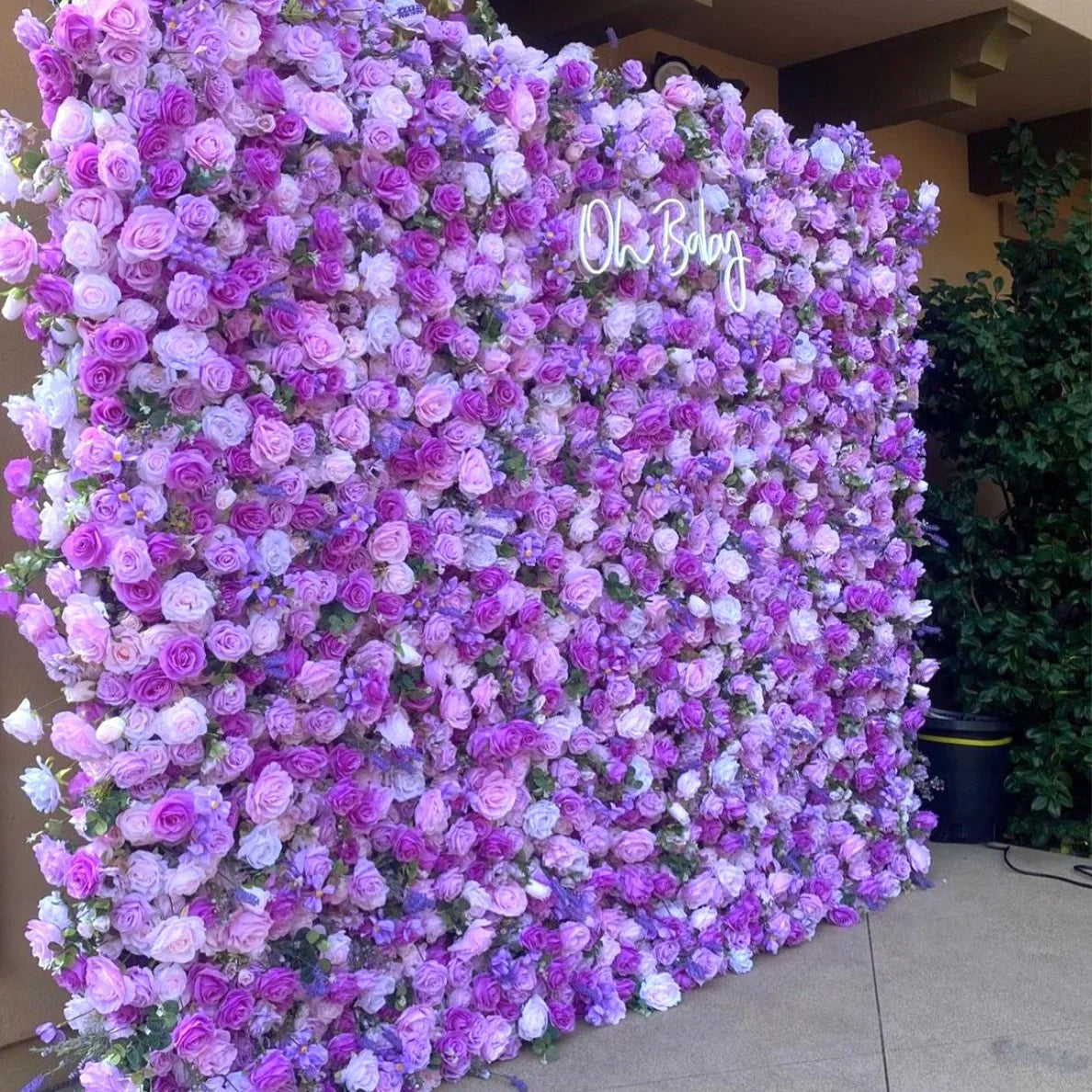 Purple Lavender Deluxe Premium Flower Backdrops | 008