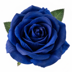 Premium Artificial Rose Stem | Dark Blue
