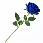 Premium Artificial Rose Stem | Dark Blue