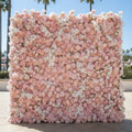 Dripping Pink and White Premium Rose Flower Backdrops | 258